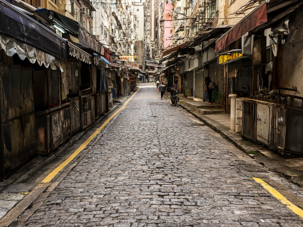 中环石板街 · 砵典乍街