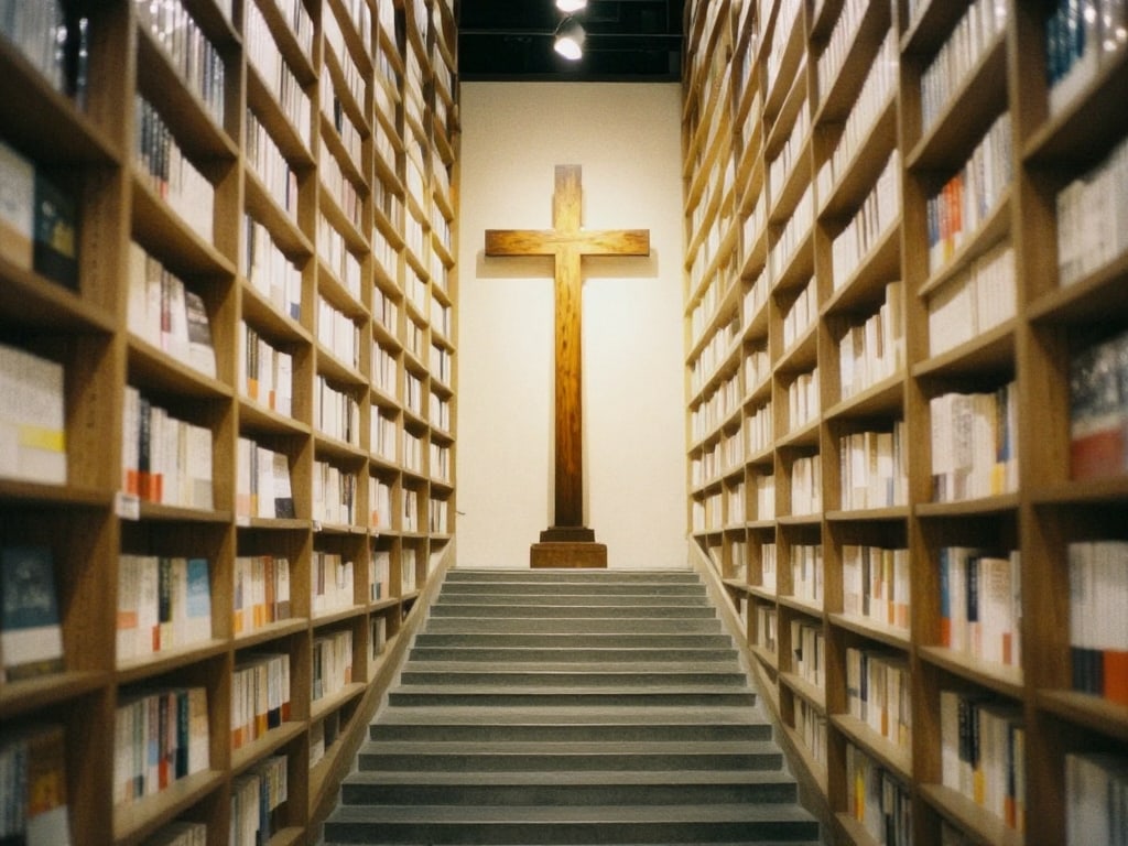 先锋书店 · 地下车库里的十字架